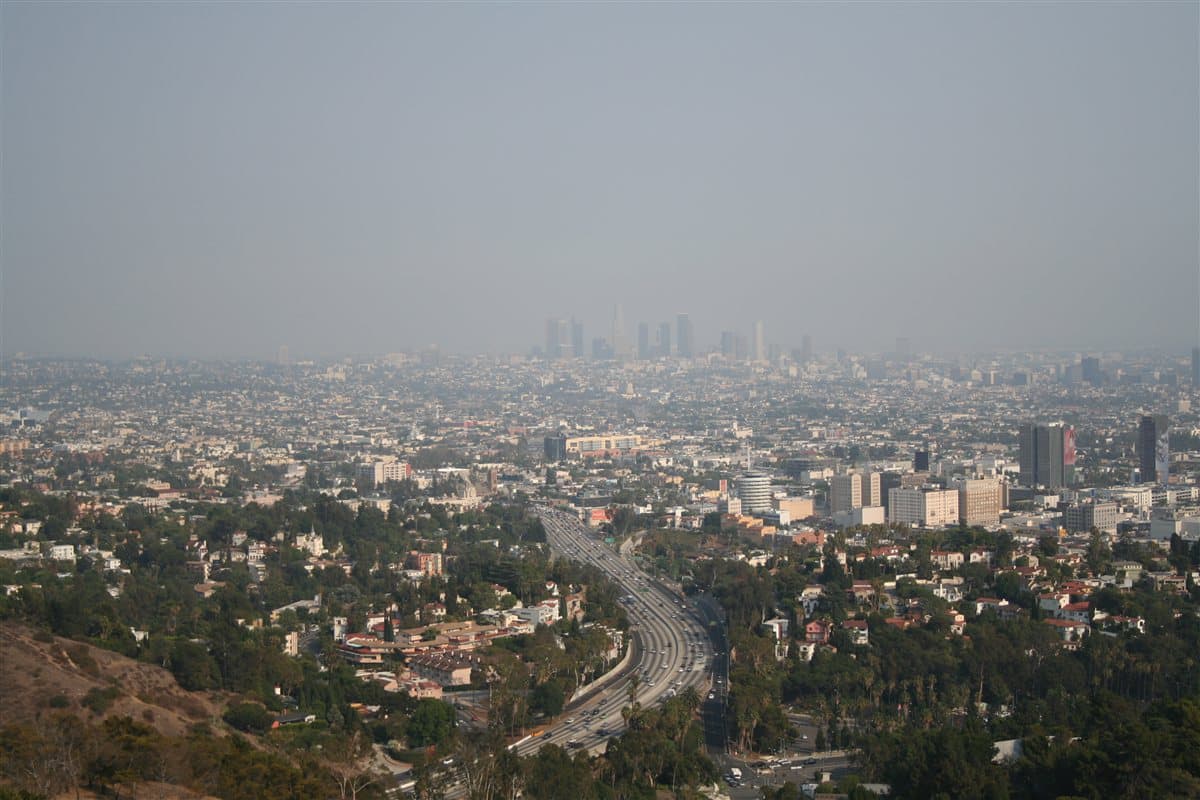 Street-level smog example for sensitive groups planning around air quality tomorrow by zip code