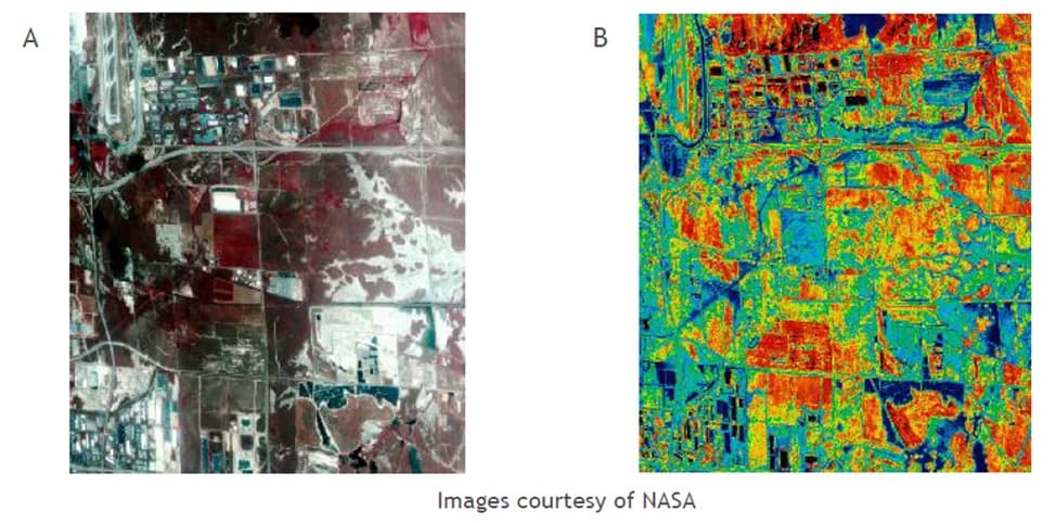 Urban heat island comparison supporting HeatRisk and heat index planning tomorrow